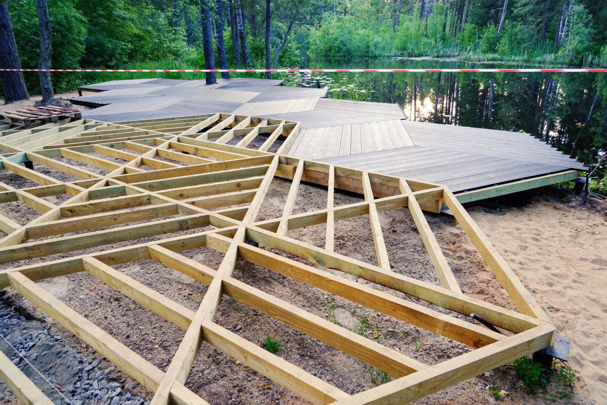 Composite and wood decking in Sherwood Park